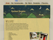 Tablet Screenshot of moonbeambungalows.com